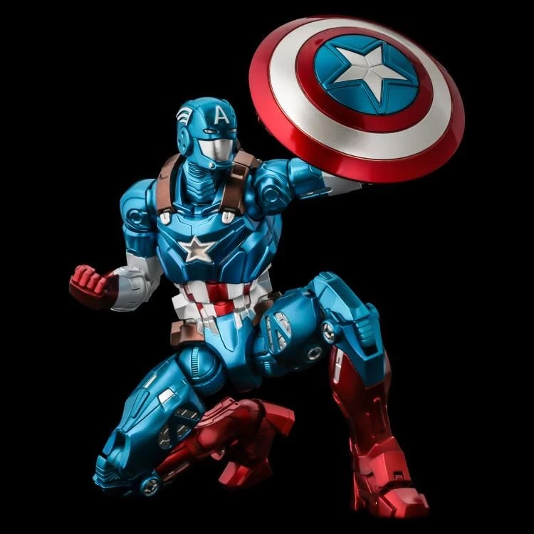 Bandai Marvel Fighting Armor Captain America Figure 9 Bandai Marvel Fighting Armor Captain America Figure - Image 7