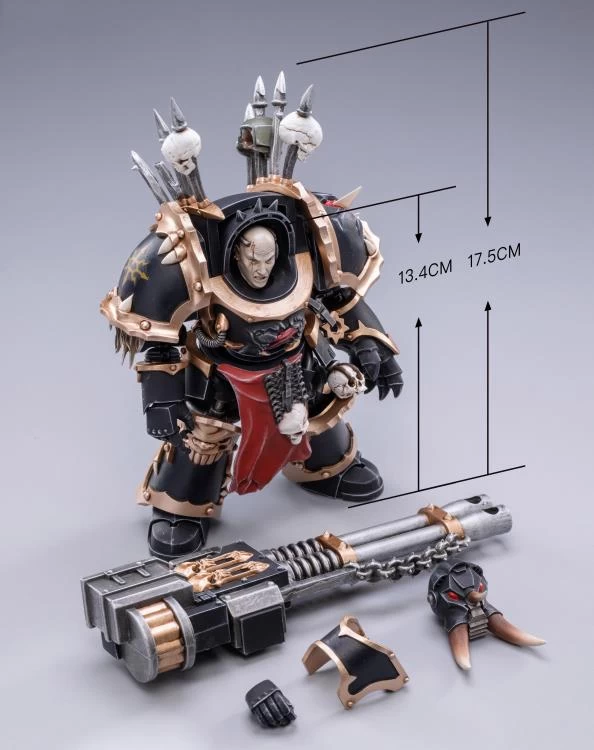 Warhammer 40K Black Legion Brother Gornoth 1/18 Scale Figure 9 Warhammer 40K Black Legion Brother Gornoth 1/18 Scale Figure - Image 7