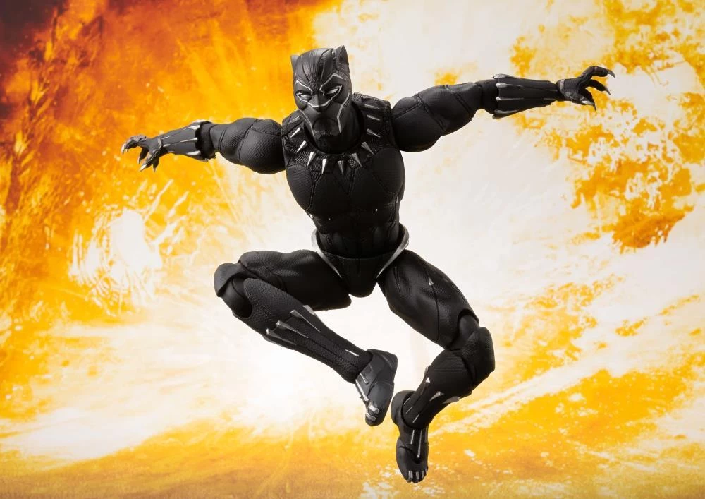 Bandai Avengers: Infinity War S.H.Figuarts Black Panther & Tamashii Effect 4 Bandai Avengers: Infinity War S.H.Figuarts Black Panther & Tamashii Effect - Image 2