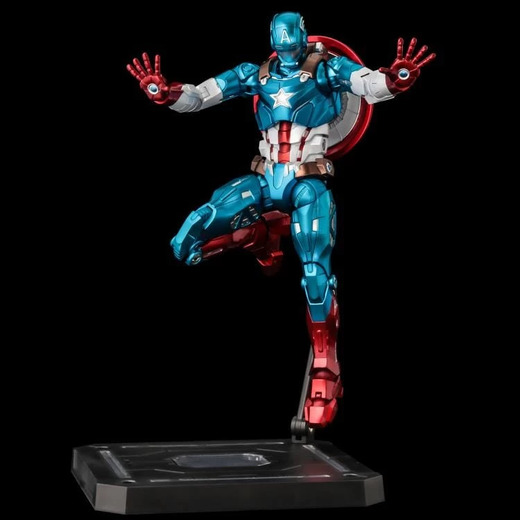Bandai Marvel Fighting Armor Captain America Figure 13 Bandai Marvel Fighting Armor Captain America Figure - Image 11