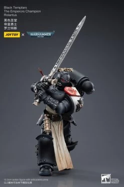 Warhammer 40K Black Templars The Emperor's Champion Rolantus 1/18 Scale Figure -Figure Toy 1a728f5c 5b6f 425f 9750 9f48d6eb0bed