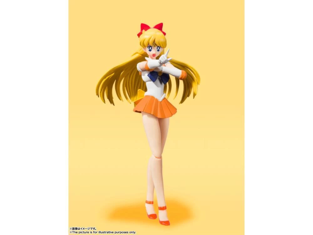 Bandai Sailor Moon S.H.Figuarts Sailor Venus (Animation Color Edition) 4 Bandai Sailor Moon S.H.Figuarts Sailor Venus (Animation Color Edition) - Image 2