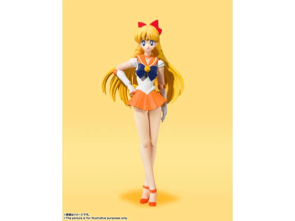 Bandai Sailor Moon S.H.Figuarts Sailor Venus (Animation Color Edition) 6 Bandai Sailor Moon S.H.Figuarts Sailor Venus (Animation Color Edition) - Image 4