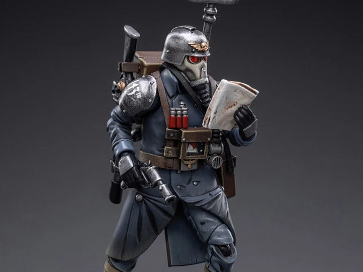 Warhammer 40K Death Korps Of Krieg Veteran Squad Guardsman Communication Specialist 1/18 Scale Figure 3 Warhammer 40K Death Korps Of Krieg Veteran Squad Guardsman Communication Specialist 1/18 Scale Figure