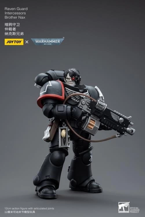 Warhammer 40K Raven Guard Intercessors Brother Nax 1/18 Scale Figure 5 Warhammer 40K Raven Guard Intercessors Brother Nax 1/18 Scale Figure - Image 3