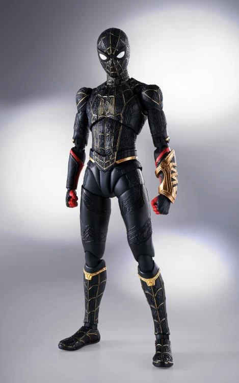 Bandai Spider-Man No Way Home S.H.Figuarts Spider-Man (Black & Gold Suit) 4 Bandai Spider-Man No Way Home S.H.Figuarts Spider-Man (Black & Gold Suit) - Image 2