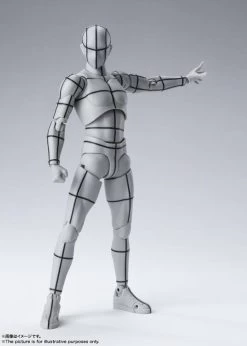 Bandai S.H.Figuarts Body-kun Wireframe (Gray Color Ver.) -Figure Toy 4d59b437 ba10 4181 b312 3e997ef53523