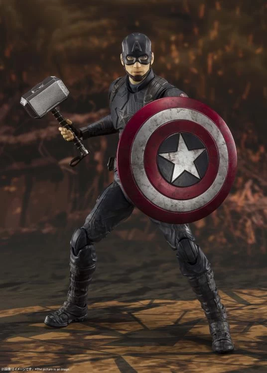 Bandai Avengers: Endgame S.H.Figuarts Captain America (Final Battle Edition) 4 Bandai Avengers: Endgame S.H.Figuarts Captain America (Final Battle Edition) - Image 2