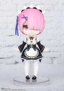 Bandai Re:Zero Starting Life In Another World Figuarts Mini Ram -Figure Toy 5275e41a 3f07 4250 bbc7 c7d6dd9dd8f4