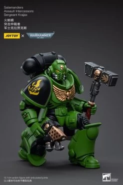 Warhammer 40K Salamanders Assault Intercessors Sergeant Krajax 1/18 Scale Figure -Figure Toy 54b0d09b 5b6c 4114 9a5c f7afec583c0b