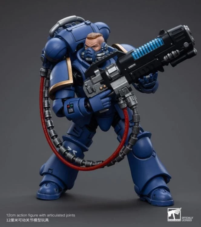 Warhammer 40K Ultramarines Hellblasters Brother Paxor 1/18 Scale Figure 8 Warhammer 40K Ultramarines Hellblasters Brother Paxor 1/18 Scale Figure - Image 6