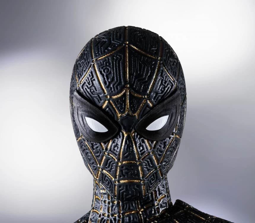 Bandai Spider-Man No Way Home S.H.Figuarts Spider-Man (Black & Gold Suit) 12 Bandai Spider-Man No Way Home S.H.Figuarts Spider-Man (Black & Gold Suit) - Image 10