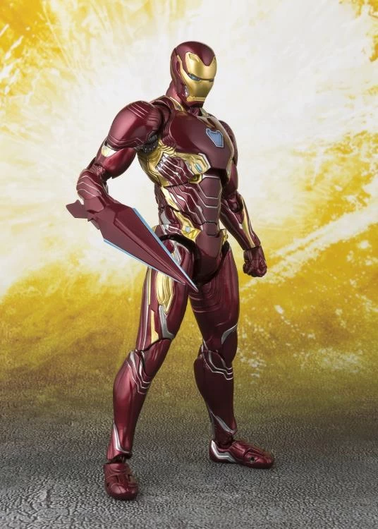 Bandai Avengers: Infinity War S.H.Figuarts Iron Man Mark L With Nano-Weapon Set 9 Bandai Avengers: Infinity War S.H.Figuarts Iron Man Mark L With Nano-Weapon Set - Image 7