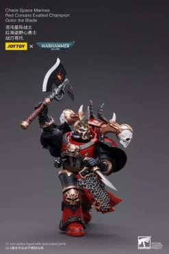 Warhammer 40K Chaos Space Marines Red Corsairs Exalted Champion Gotor The Blade 1/18 Scale Figure -Figure Toy 858db03c 11ef 4b67 ab96 da9c124a8221