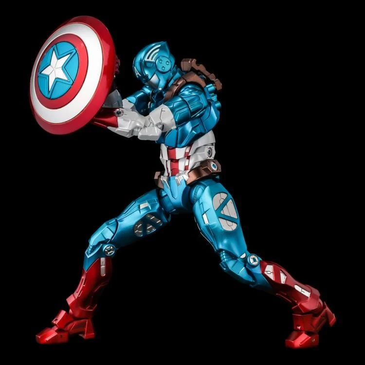 Bandai Marvel Fighting Armor Captain America Figure 10 Bandai Marvel Fighting Armor Captain America Figure - Image 8