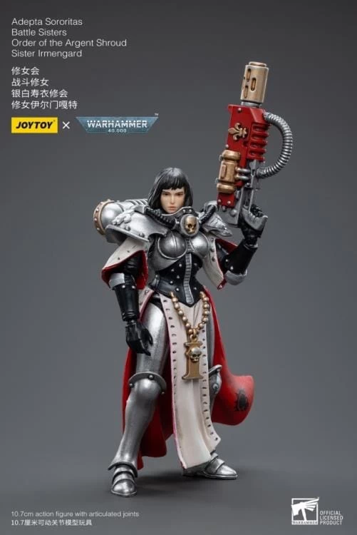 Warhammer 40k Adepta Sororitas Battle Sisters Order Of The Argent Shroud Sister Irmengard 1/18 Scale Figure 11 Warhammer 40k Adepta Sororitas Battle Sisters Order Of The Argent Shroud Sister Irmengard 1/18 Scale Figure - Image 9