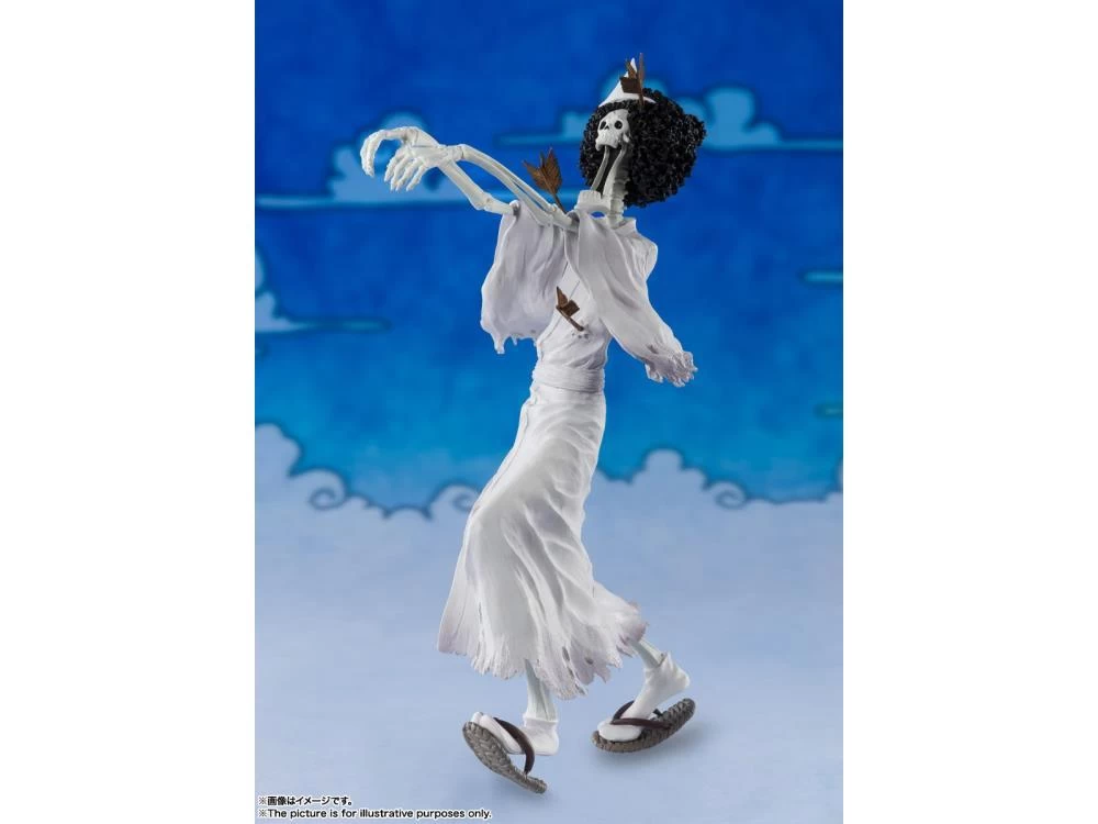 Bandai One Piece FiguartsZERO Brook (Honekichi) And O-Tama 4 Bandai One Piece FiguartsZERO Brook (Honekichi) And O-Tama - Image 2