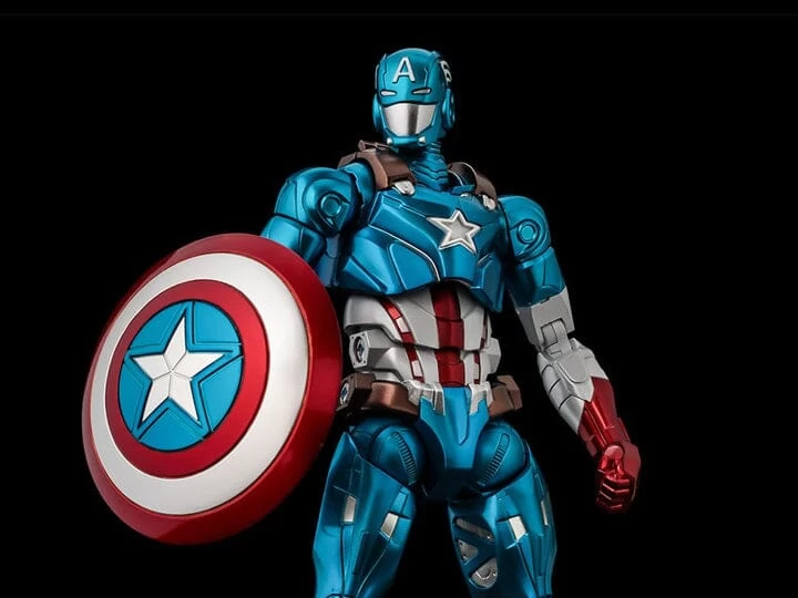 Bandai Marvel Fighting Armor Captain America Figure 3 Bandai Marvel Fighting Armor Captain America Figure
