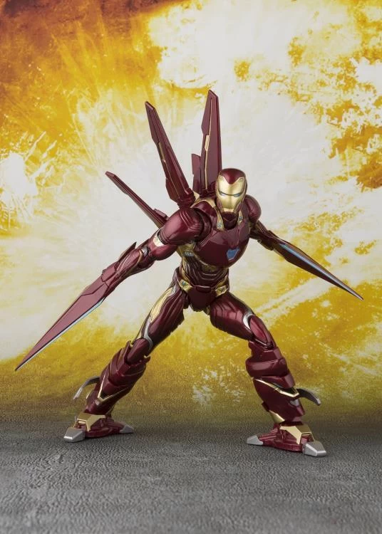 Bandai Avengers: Infinity War S.H.Figuarts Iron Man Mark L With Nano-Weapon Set 8 Bandai Avengers: Infinity War S.H.Figuarts Iron Man Mark L With Nano-Weapon Set - Image 6