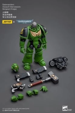 Warhammer 40K Salamanders Assault Intercessors Sergeant Krajax 1/18 Scale Figure -Figure Toy 9dc7d0a4 ed30 4acb 89a9 31be989eab01