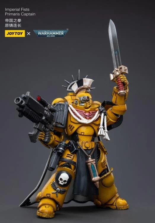 Warhammer 40K Imperial Fists Primaris Captain 1/18 Scale Figure 7 Warhammer 40K Imperial Fists Primaris Captain 1/18 Scale Figure - Image 5