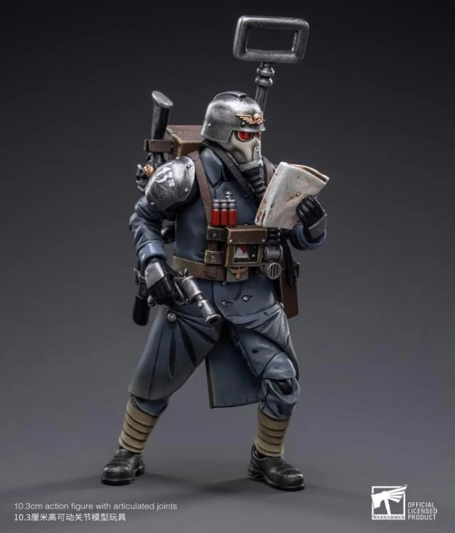 Warhammer 40K Death Korps Of Krieg Veteran Squad Guardsman Communication Specialist 1/18 Scale Figure 4 Warhammer 40K Death Korps Of Krieg Veteran Squad Guardsman Communication Specialist 1/18 Scale Figure - Image 2