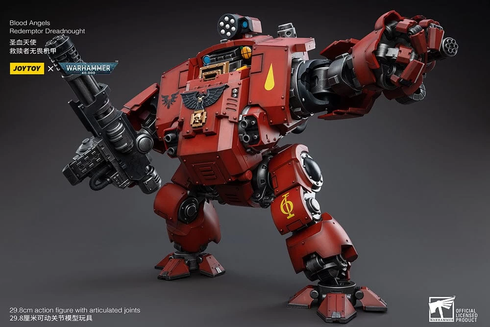 Warhammer 40K Blood Angels Redemptor Dreadnought 1/18 Scale Figure 9 Warhammer 40K Blood Angels Redemptor Dreadnought 1/18 Scale Figure - Image 7