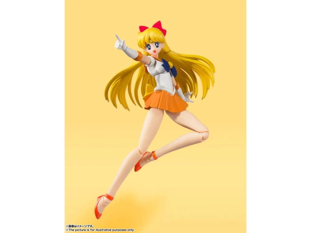 Bandai Sailor Moon S.H.Figuarts Sailor Venus (Animation Color Edition) 8 Bandai Sailor Moon S.H.Figuarts Sailor Venus (Animation Color Edition) - Image 6