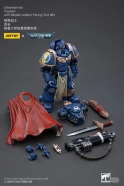 Warhammer 40K Ultramarines Captain With Master-Crafted Heavy Bolt Rifle 1/18 Scale Figure -Figure Toy ca610b0d 56d4 402a 88e2 50a3c5f81289