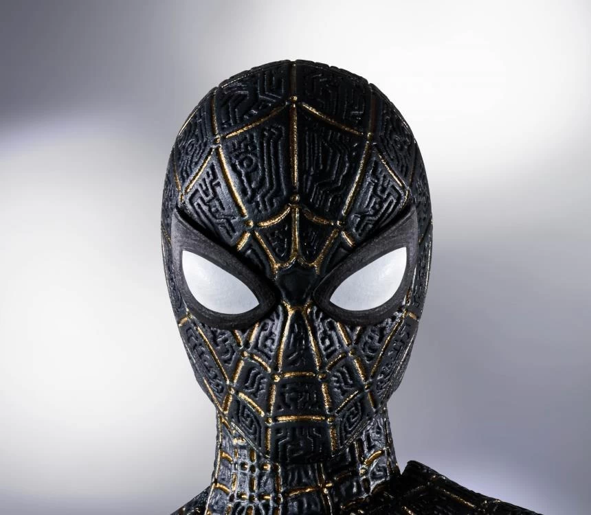 Bandai Spider-Man No Way Home S.H.Figuarts Spider-Man (Black & Gold Suit) 10 Bandai Spider-Man No Way Home S.H.Figuarts Spider-Man (Black & Gold Suit) - Image 8