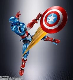 Bandai Tech-On Avengers S.H.Figuarts Tech-On Captain America -Figure Toy d466cc5d 8845 4eb8 addf ff4cd0c64186