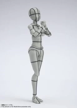 Bandai S.H.Figuarts Body-chan Kentaro Yabuki Wireframe (Gray Color Ver.) -Figure Toy dbe3a6ef 96bd 459f a026 bad73b1920f6