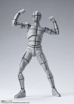 Bandai S.H.Figuarts Body-kun Wireframe (Gray Color Ver.) -Figure Toy dcb8669d fe61 430f 9251 17844e464867