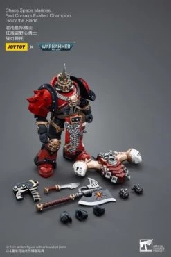 Warhammer 40K Chaos Space Marines Red Corsairs Exalted Champion Gotor The Blade 1/18 Scale Figure -Figure Toy ddcdb1c8 872b 486e 96ec 6709335e8641