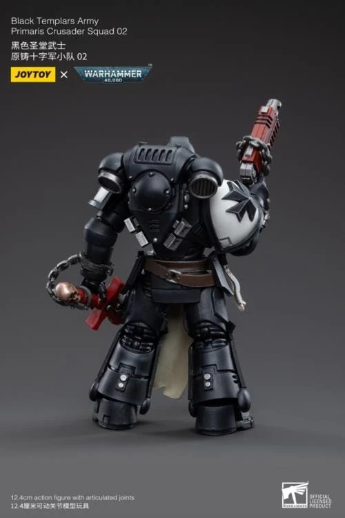 Warhammer 40K Black Templars Primaris Crusader Squad 1/18 Scale Figure Set 12 Warhammer 40K Black Templars Primaris Crusader Squad 1/18 Scale Figure Set - Image 10