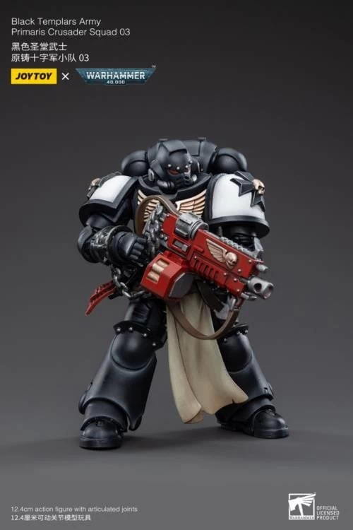 Warhammer 40K Black Templars Primaris Crusader Squad 1/18 Scale Figure Set 20 Warhammer 40K Black Templars Primaris Crusader Squad 1/18 Scale Figure Set - Image 18