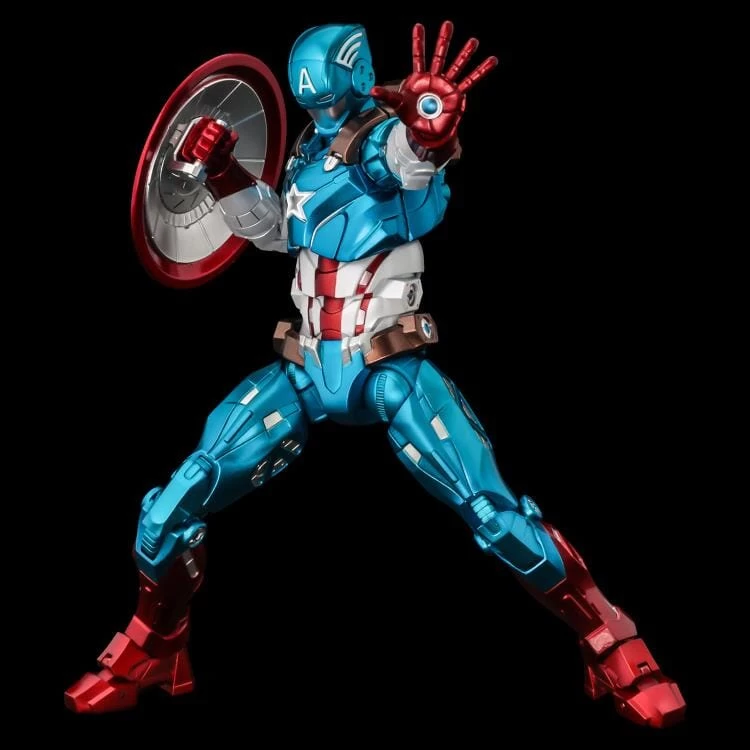 Bandai Marvel Fighting Armor Captain America Figure 11 Bandai Marvel Fighting Armor Captain America Figure - Image 9