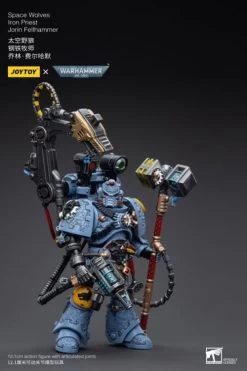 Warhammer 40K Space Wolves Iron Priest Jorin Fellhammer 1/18 Scale Figure -Figure Toy e643e8b4 ceb1 4503 8c21 5237b89e1c16