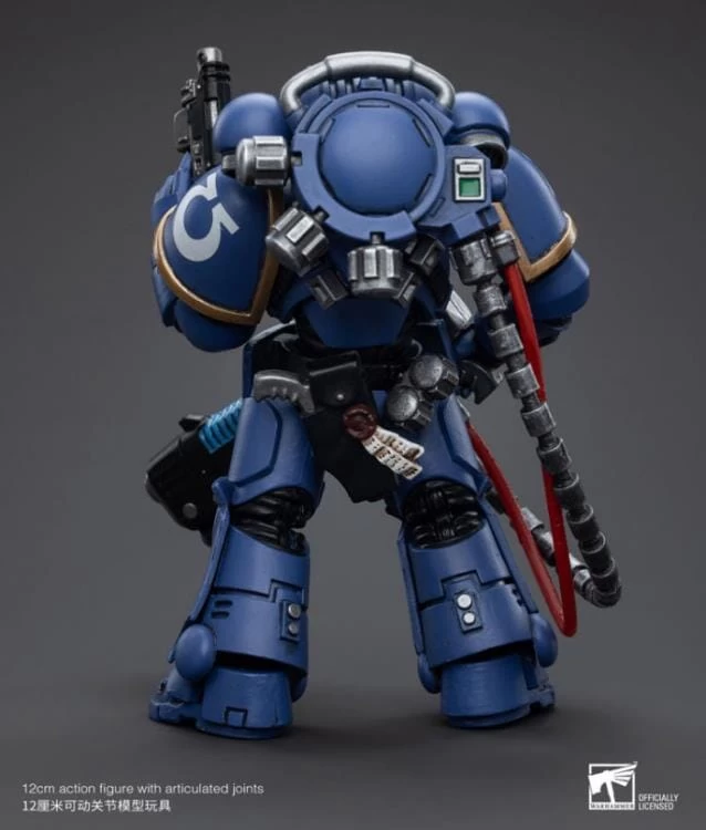 Warhammer 40K Ultramarines Hellblasters Brother Paxor 1/18 Scale Figure 6 Warhammer 40K Ultramarines Hellblasters Brother Paxor 1/18 Scale Figure - Image 4