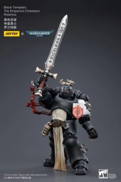 Warhammer 40K Black Templars The Emperor's Champion Rolantus 1/18 Scale Figure -Figure Toy f700568b 0c3c 496f a0a5 f4a061f657a5