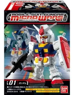 Bandai Mobile Suit Gundam Micro Wars 01 -Figure Toy pkg