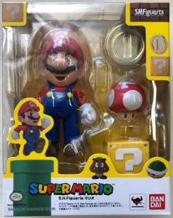 S.H.Figuarts Mario New Package Ver. Super Mario Brothers Action Figure Bandai -Figure Toy s l1600 8 6f72bb16 21cd 44d4 8eae b44e3ffee4be